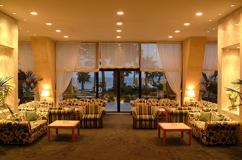 Palm Beach Hotel & Bungalows ลาร์นาคา ภายใน รูปภาพ